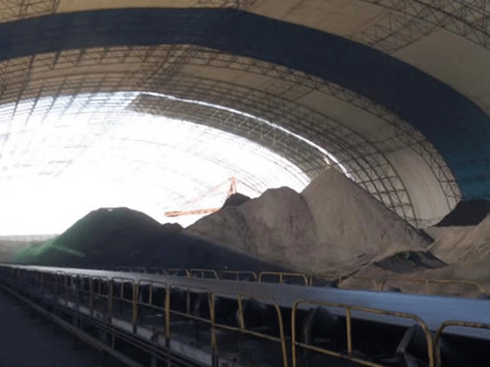 晋城煤棚料仓网架