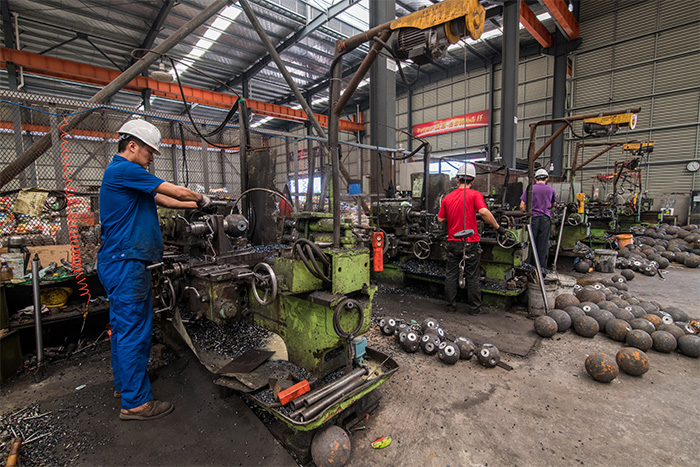 晋城网架配件车间